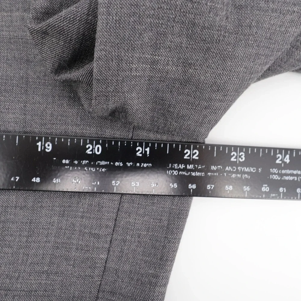 J. Crew Thompson 100% Wool 2-Piece‎ Suit Grey Mens 42R 34x28
